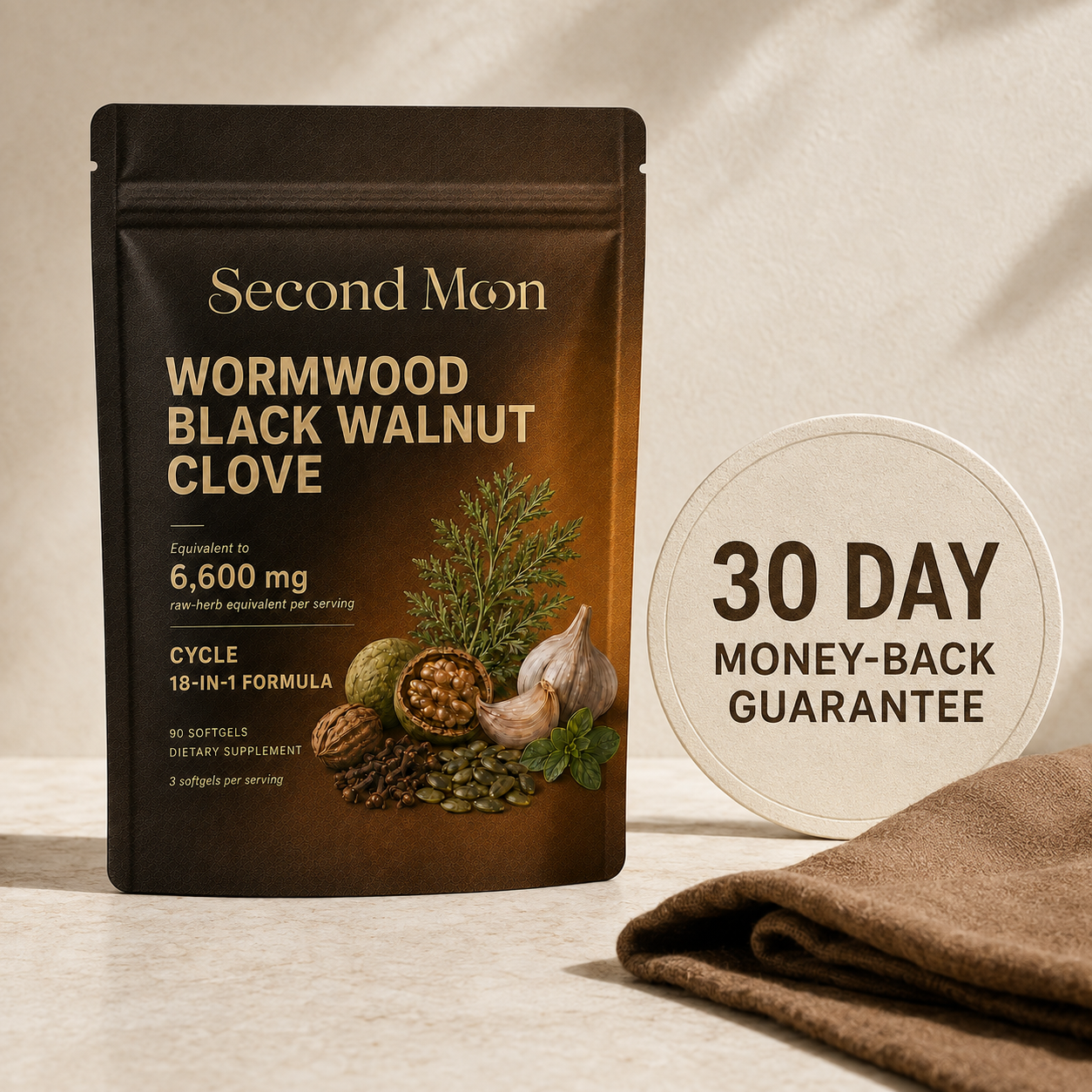 Second Moon 30-day money-back guarantee